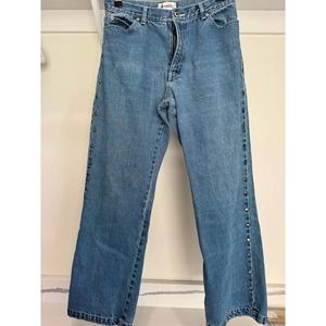 Committed‎ Straight Leg Studded Jeans Size Women's 9/10 (Zipper can be fixed)